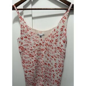 CAbi Style 267 Flirty Coral Print Cami Top Lined Adjustable Straps Size‎ XS
